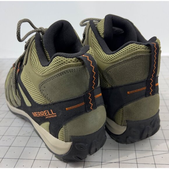 Merrell Men's Accentor 3 Waterproof Mid Hiking Boots Olive/Herb Sz. 13 W(EE) New - Picture 8 of 8